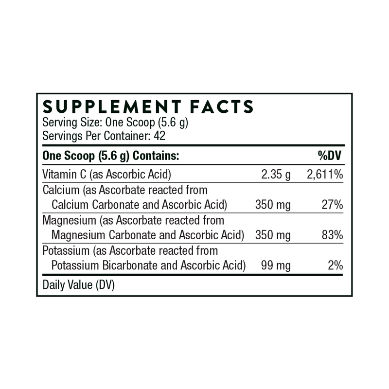 Buffered C Powder 8.32 oz - Clinical Nutrients