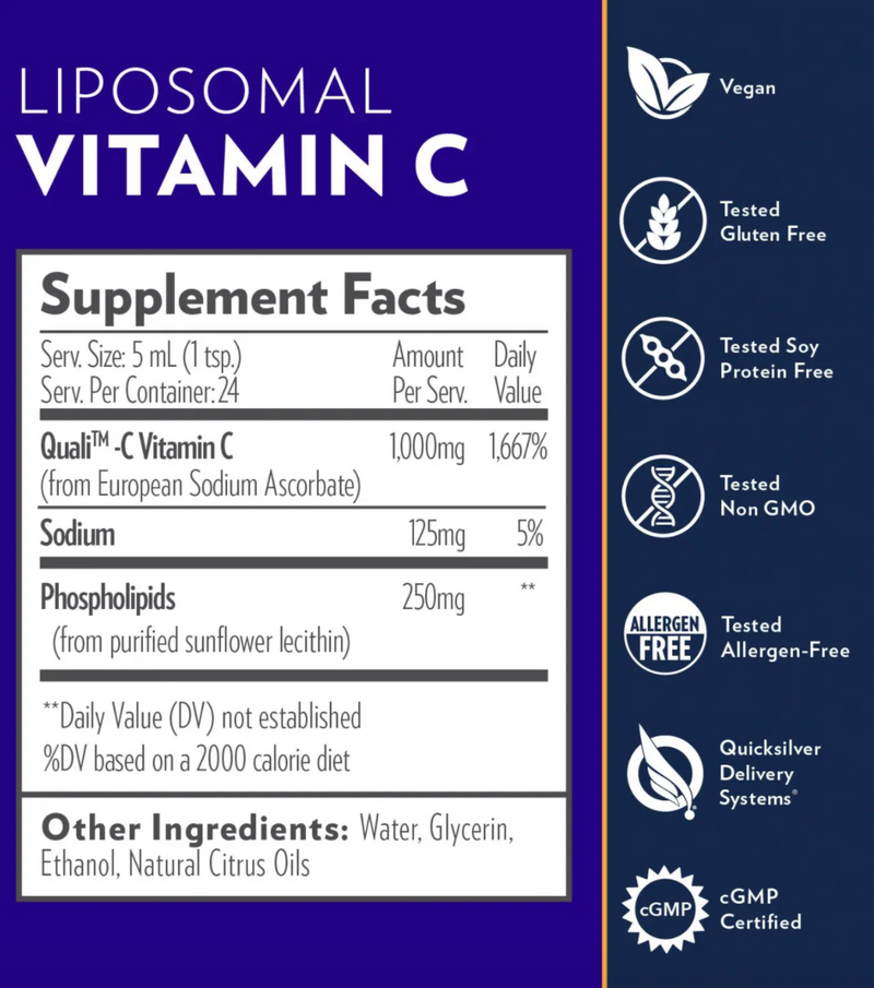 Liposomal Vitamin C - Clinical Nutrients