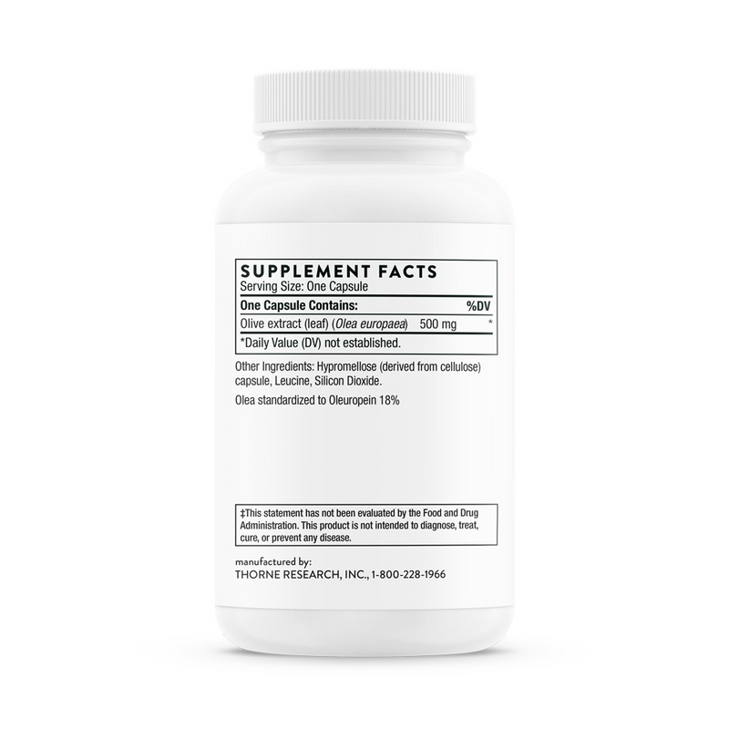 Olive Leaf Extract 60 CT - Clinical Nutrients