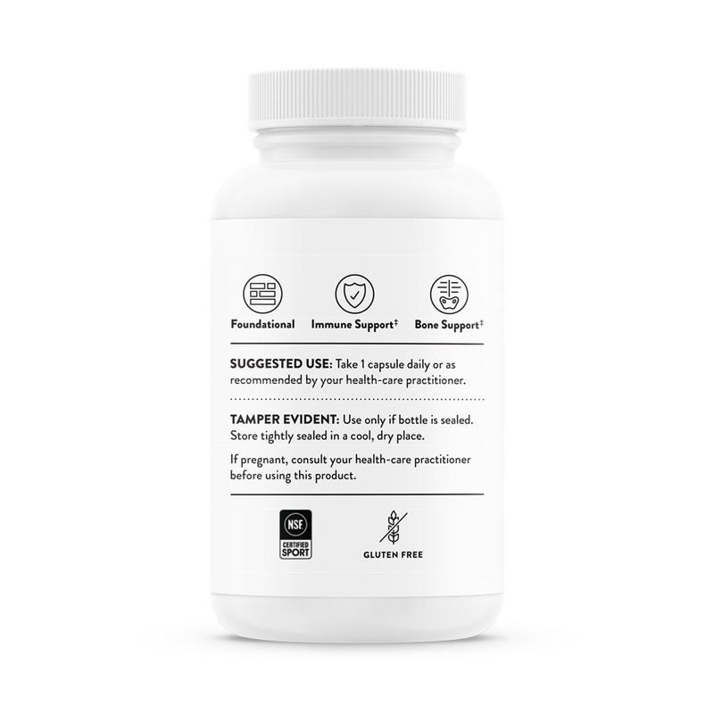 Vitamin D-5,000 60 CT - NSF certified for sport - Clinical Nutrients