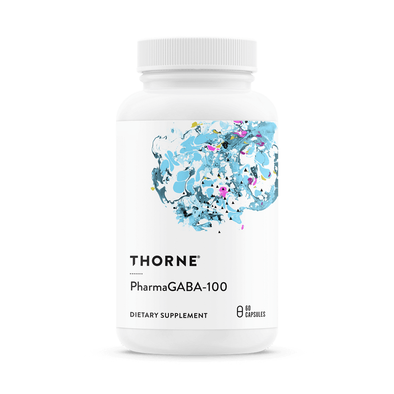 PharmaGABA-100 60 Capsules - Clinical Nutrients