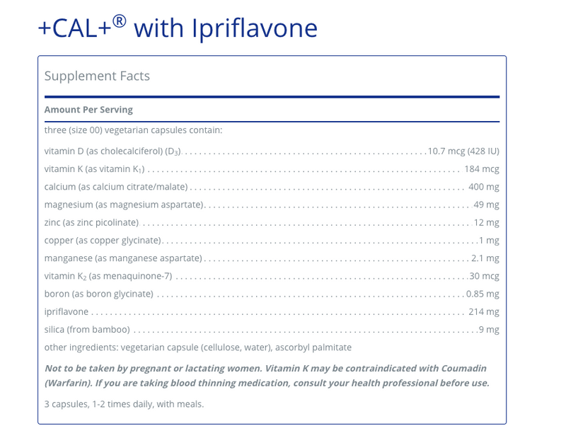 +CAL+ with Ipriflavone 350 C - Clinical Nutrients