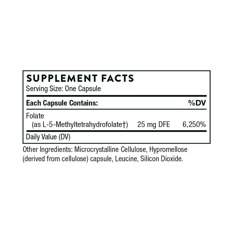 5-MTHF 15mg - Clinical Nutrients