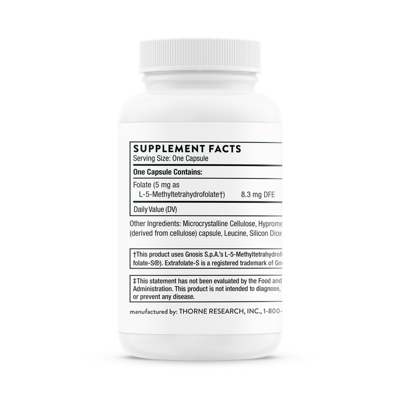 5-MTHF 5mg - Clinical Nutrients