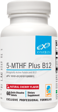 5-MTHF Plus B12 Cherry 60 Tablets - Clinical Nutrients