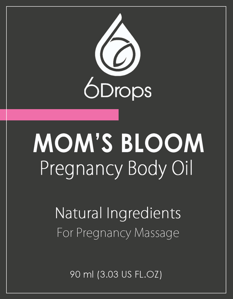 6Drops Body Massage Oil - Mom's Bloom 90ml (for pregnancy) - Clinical Nutrients