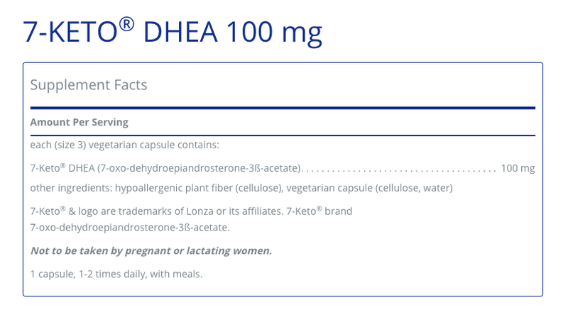 7-KETO DHEA 100 mg | 120 C - Clinical Nutrients