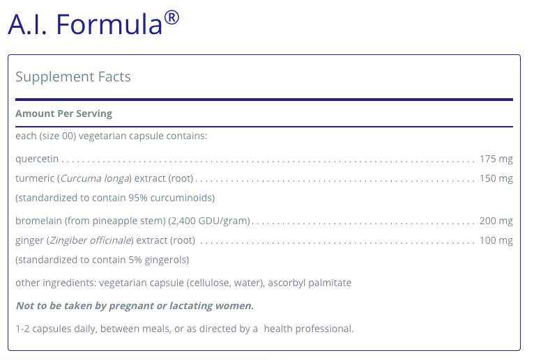 A.I. Formula 120 C - Clinical Nutrients