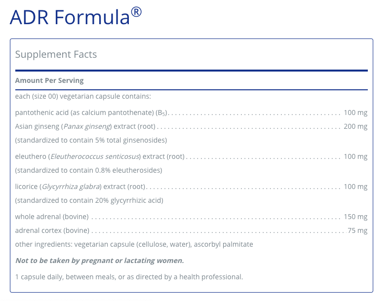 ADR Formula 120 C - Clinical Nutrients