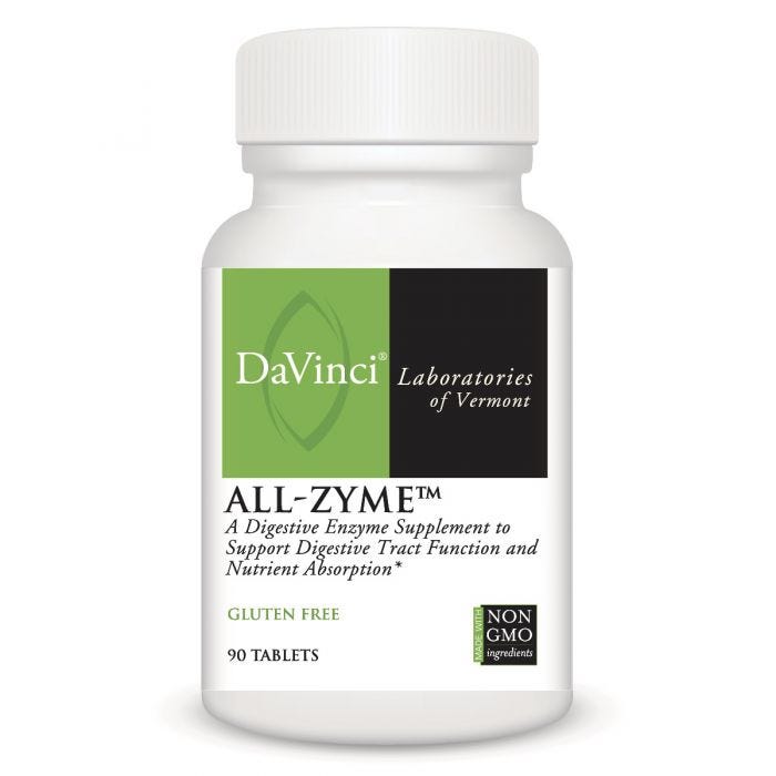ALL-ZYME 90 Tablets - Clinical Nutrients