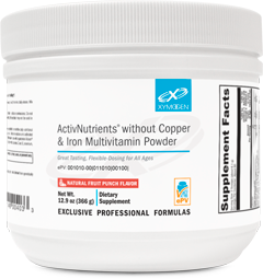 ActivNutrients without Copper & Iron Multivitamin Powder Fruit Punch 60 Servings - Clinical Nutrients