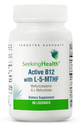 Active B12 with L-5-MTHF 60 Lozenges - Clinical Nutrients