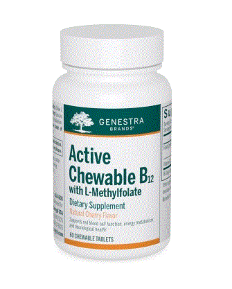 Active Chewable B12 + Methylfo - Clinical Nutrients