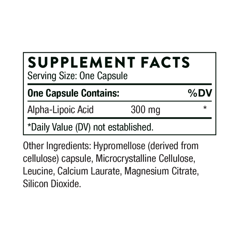 Alpha-Lipoic Acid (formally Thiocid-300) 60CT - Clinical Nutrients