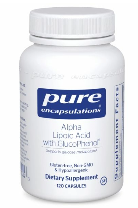 Alpha Lipoic With Glucophenol 120's - Clinical Nutrients
