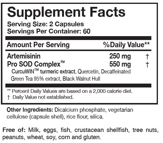 Artemisinin SOD - Clinical Nutrients