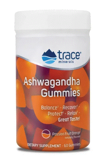 Ashwagandha Gummies Passion Fruit Orange 60 Gummies - Clinical Nutrients
