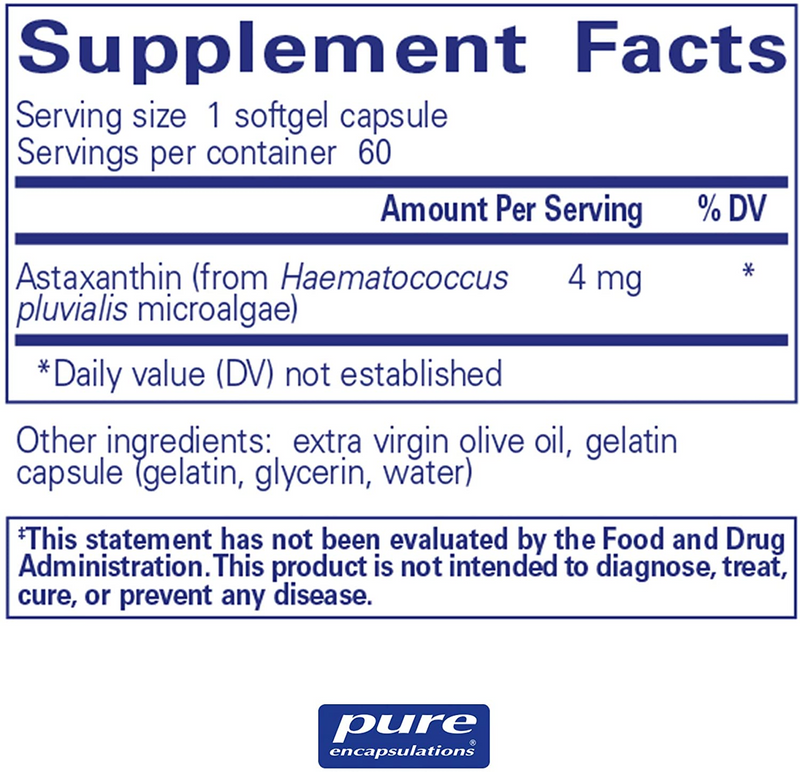 Astaxanthin 60 C - Clinical Nutrients