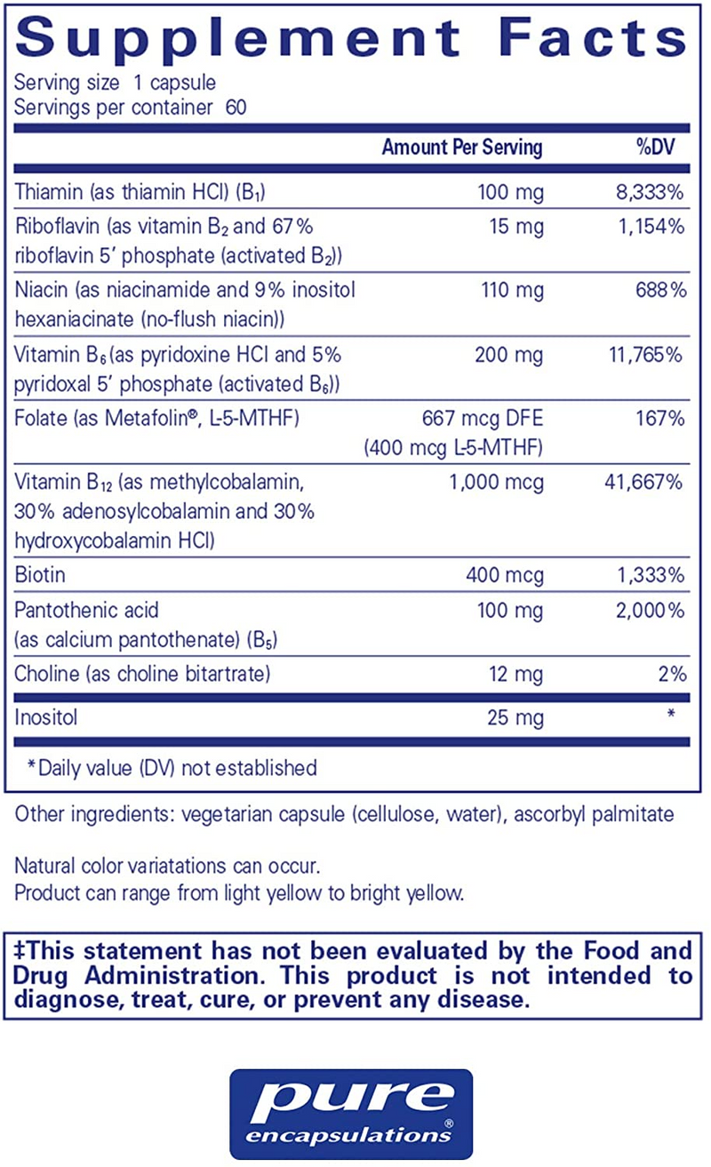 B6 Complex 60 C - Clinical Nutrients