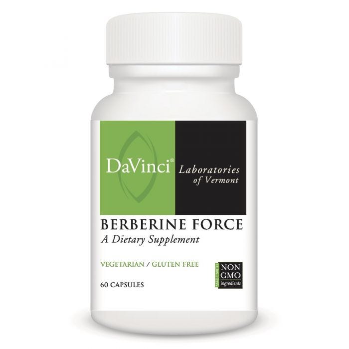 BERBERINE FORCE 60 Capsules - Clinical Nutrients