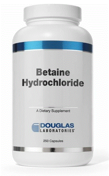 BETAINE HYDROCHLORIDE 648 MG - Clinical Nutrients