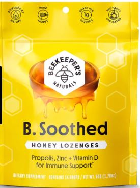 B. Soothed Honey Lozenges 14 Drops - Clinical Nutrients