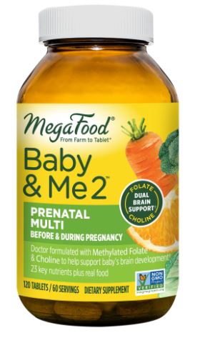 Baby & Me 2 120 Tablets - Clinical Nutrients
