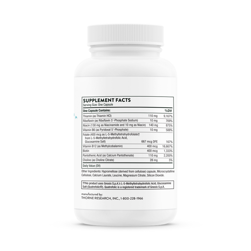 Basic B Complex 60 CT - Clinical Nutrients