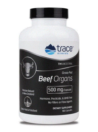 Beef Organs 500 mg 180 Capsules - Clinical Nutrients
