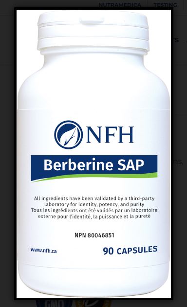 Berberine SAP 90 Capsules - Clinical Nutrients