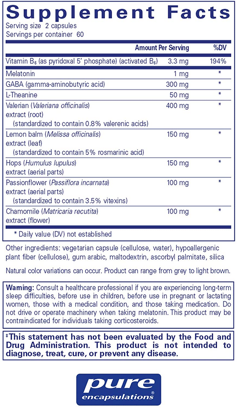 Best-Rest Formula 120 C - Clinical Nutrients