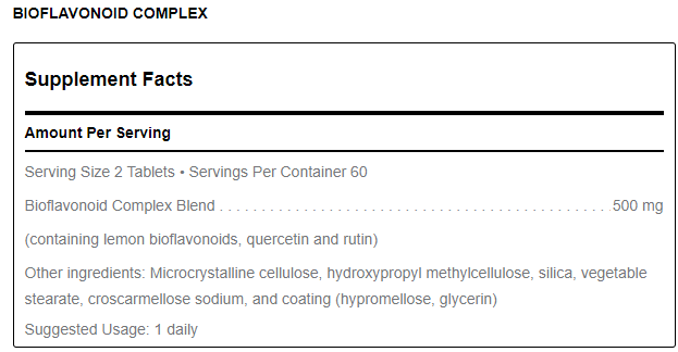 Bioflavonoid - Clinical Nutrients