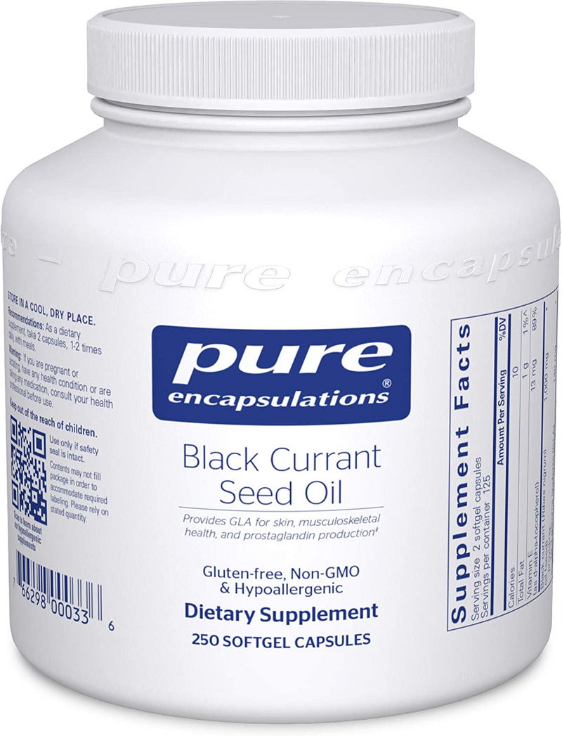 Black Currant Seed Oil 250 C - Clinical Nutrients