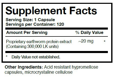 Boluoke Lumbrokinase 120 caps - Clinical Nutrients
