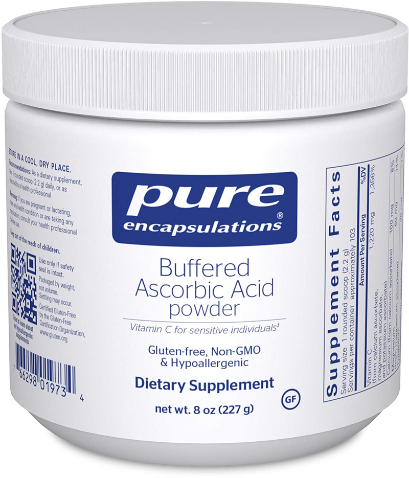 Buffered Ascorbic Acid powder 227 gm - Clinical Nutrients