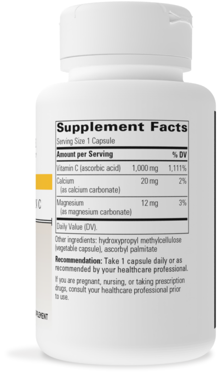 Buffered Vitamin C 60 veg. caps - Clinical Nutrients