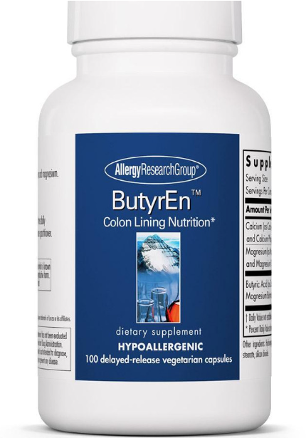 ButyrEn™ 100 Delayed-Release Vegetarian Capsules - Clinical Nutrients