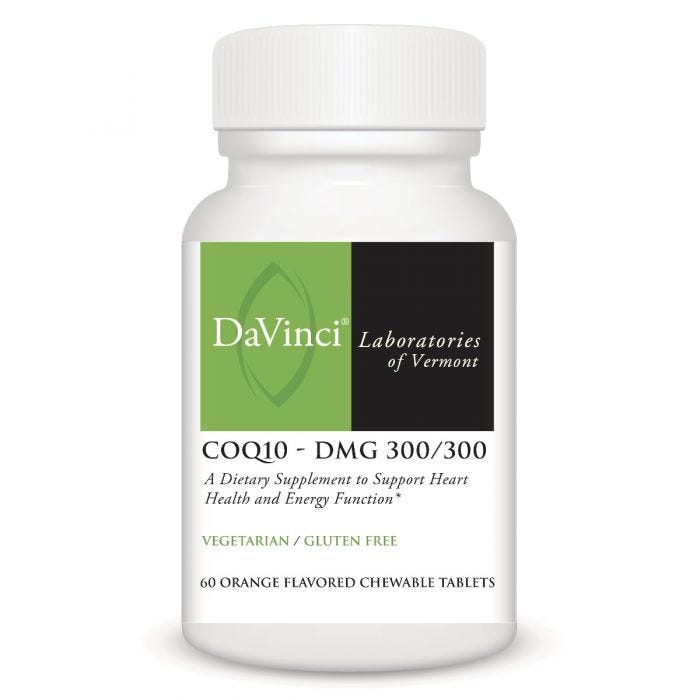 COQ10 - DMG 300/300 Orange 60 Tablets - Clinical Nutrients