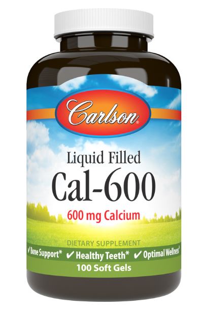 Cal-600 100 Softgels - Clinical Nutrients