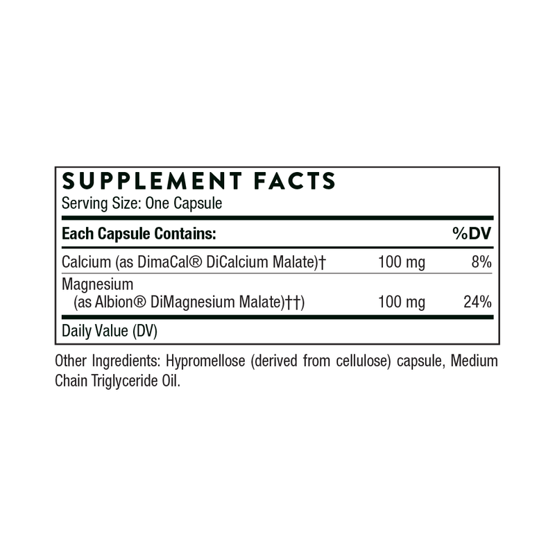 Calcium-Magnesium Malate 240 CT - Clinical Nutrients
