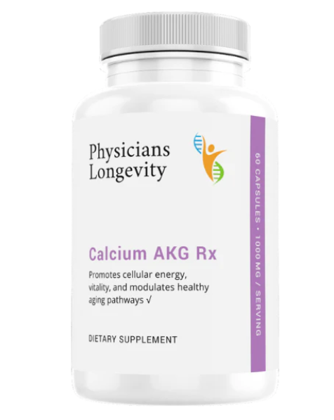 Calcium AKG Rx (500 mg, 60 capsules) - Clinical Nutrients