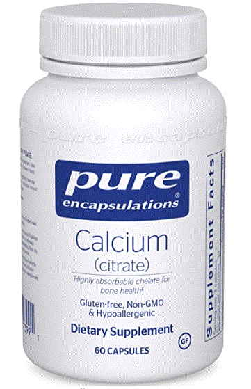 Calcium (Citrate) 60's - Clinical Nutrients