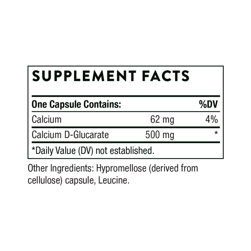 Calcium D-Glucarate 90 CT - Clinical Nutrients