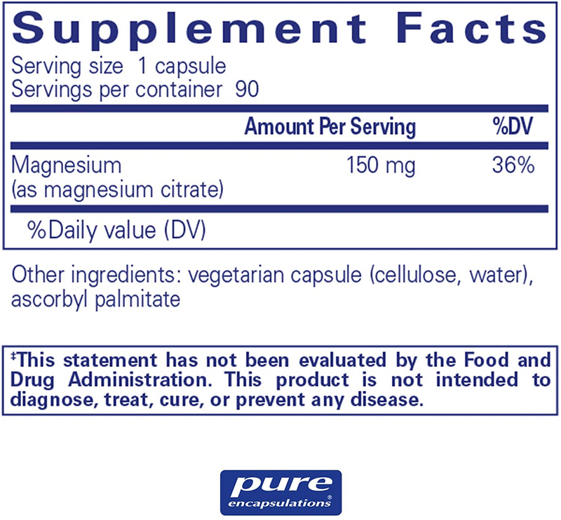 Calcium Magnesium (citrate) 90 C - Clinical Nutrients