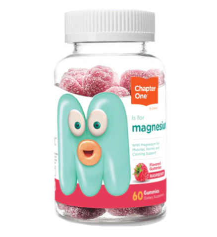 Chapter One Magnesium Raspberry 60 Gummies - Clinical Nutrients