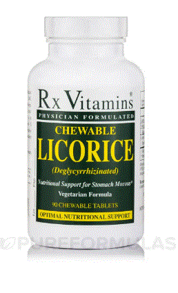 Chewable Licorice 90 Chewable Tablets - Clinical Nutrients