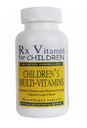 Children's Multi-Vitamins 90 Chewable Tablets - Clinical Nutrients