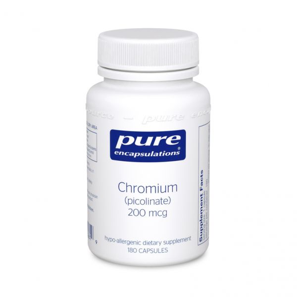 Chromium (picolinate) 200 mcg 180 C - Clinical Nutrients