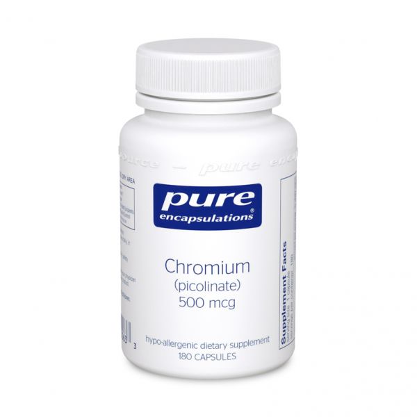 Chromium (picolinate) 500 mcg 180 C - Clinical Nutrients