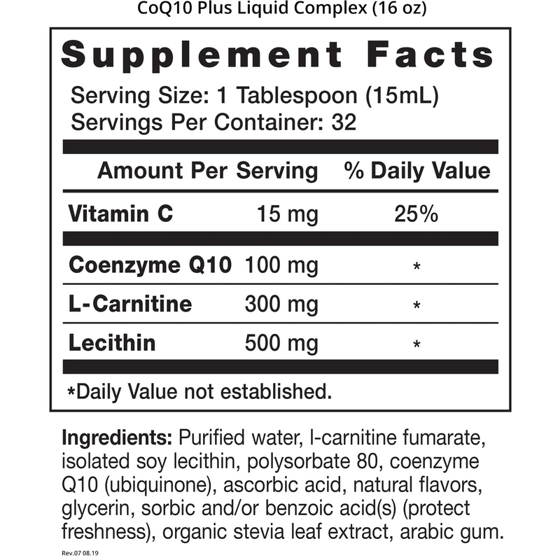 CoQ10 Plus Liquid Complex (16 oz) - Clinical Nutrients